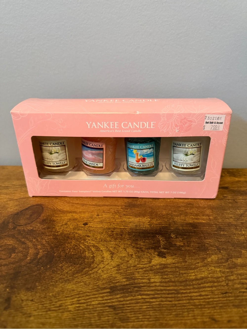 Yankee Candle 2011 Samplers Gift Set Pink Sands Bahama Breeze Fluffy Towels